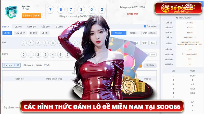 Các hình thức đánh lô đề miền Nam tại SODO66